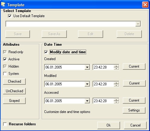 Attribute Manager - Template.